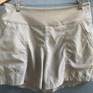 Patagonia Women's Happy Hike Shorts Medium Tan EUC